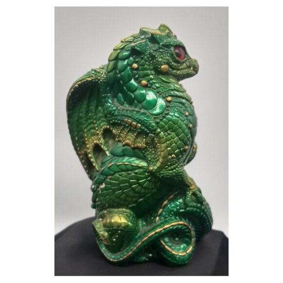 Windstone Editions Green & Gold Young Dragon - Picture 3 of 5